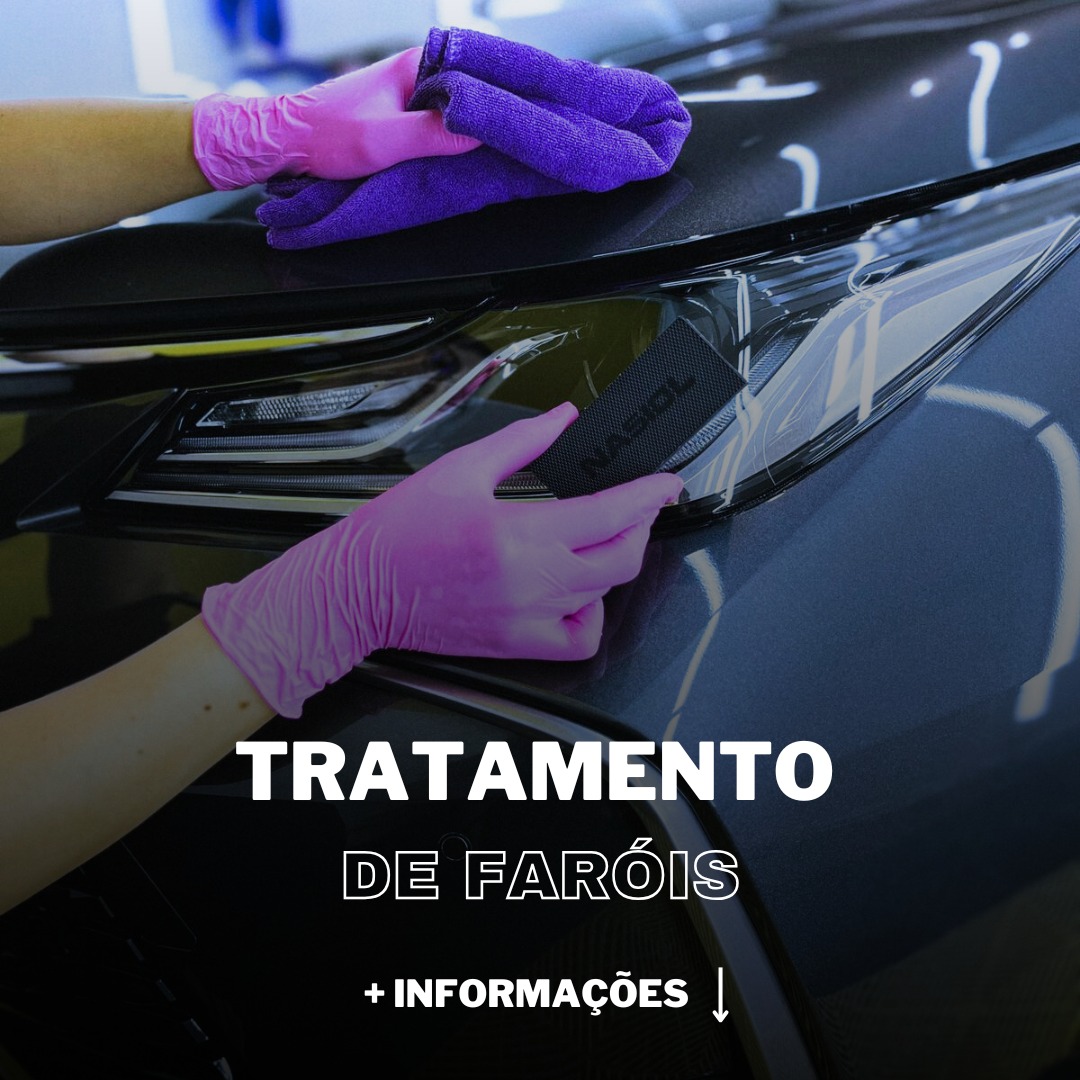 Polimento e Vitrificação — Faróis